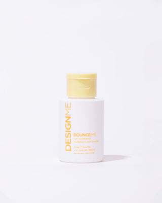 Front view of travel-size BOUNCE.ME Curl Conditioner bottle, compact and sleek.