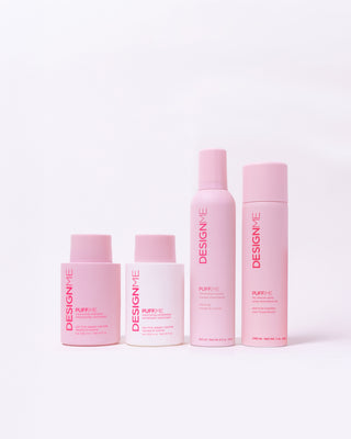 Front view of full-size Full Volume Bundle with PUFF.ME Volumizing Shampoo & Coditioner, Mousse and Dry Texture Spray.
