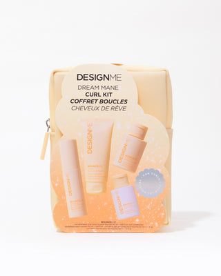 Design Me Dream Mane Curl Kit packaging on a white background